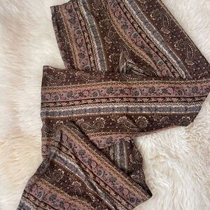 Bohemian Paisley Print Bellbottoms